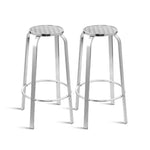 Gardeon Outdoor Bar Stools Patio Furniture Indoor Bistro Kitchen Aluminum x2