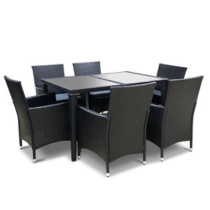 Gardeon Outdoor Furniture 7pcs Dining Set