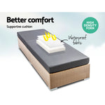 Gardeon Outdoor Wicker Sun Lounge - Natural Brown