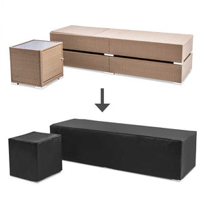 Gardeon 3 Piece Outdoor Wicker Lounge Set - Brown