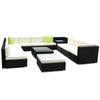 Gardeon 13PC Sofa Set with Storage Cover Outdoor Furniture Wicker