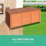 Gardeon Outoor Fir Wooden Storage Bench 