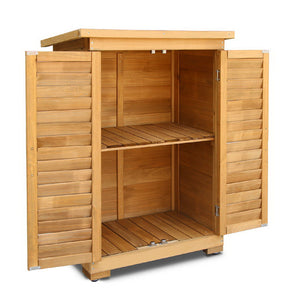 Gardeon Portable Wooden Garden Storage Cabinet