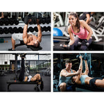 Everfit Flat Bench Weight Press Fitness Gym Exercise Equipment