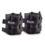 Everfit Set of 2 Wrist Ankle Weights 5kg with Straps