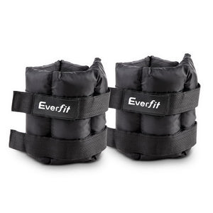 Everfit Set of 2 Wrist Ankle Weights 5kg with Straps