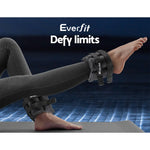 Everfit Set of 2 Wrist Ankle Weights 5kg with Straps