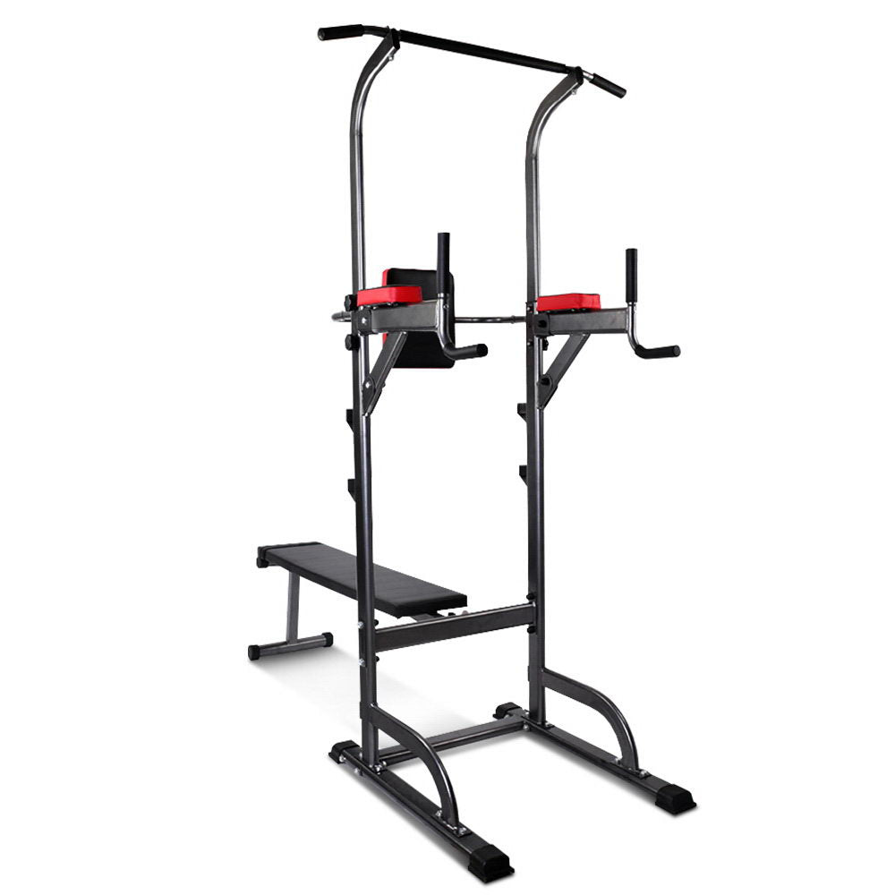 Everfit Power Tower 9-IN-1 Multi-Function Station Fitness Gym Equipment