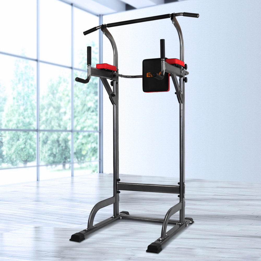 Everfit Power Tower 4-IN-1 Multi-Function Station Fitness Gym Equipment