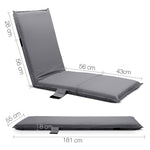 Artiss Adjustable Beach Sun Pool Lounger - Grey