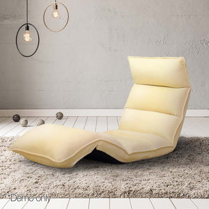 Artiss Adjustable Lounge Sofa Chair - 75 Adjustable Angles Taupe