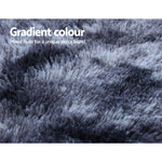 Artiss Gradient Shaggy Rug 160x230cm Carpet Area Rugs Dark Grey