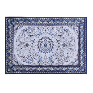 Artiss Short Pile Floor Rug 120x170cm Gaspar Blue