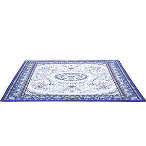 Artiss Short Pile Floor Rug 120x170cm Gaspar Blue