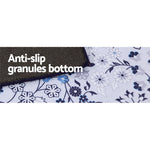 Artiss Short Pile Floor Rug 120x170cm Gaspar Blue