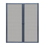 Instahut Retractable Magnetic Fly Screen Flyscreen Door Mesh Sliding 1.8m x 2.1m Grey