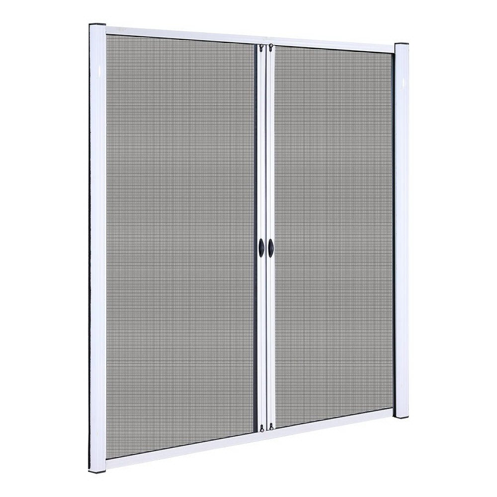 Instahut Retractable Magnetic Fly Screen Flyscreen Door Mesh Sliding 1.8m x 2.1m White