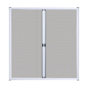 Instahut Retractable Magnetic Fly Screen Flyscreen Door Mesh Sliding 1.8m x 2.1m White