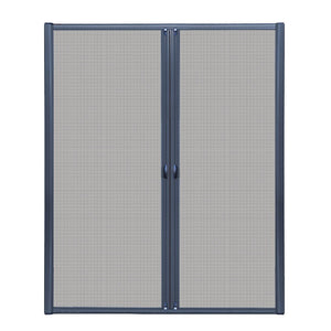 Instahut Retractable Magnetic Fly Screen Flyscreen Door Mesh Sliding 2.3m x 2.4m Grey