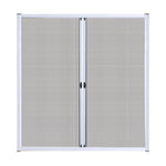 Instahut Retractable Magnetic Fly Screen Flyscreen Door Mesh Sliding 2.3m x 2.4m White