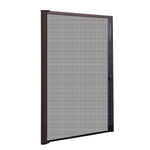 Instahut Retractable Magnetic Fly Screen Flyscreen Door Mesh Sliding 1.2m x 2.1m Brown