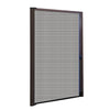 Instahut Retractable Magnetic Fly Screen Flyscreen Door Mesh Sliding 1.2m x 2.1m Brown