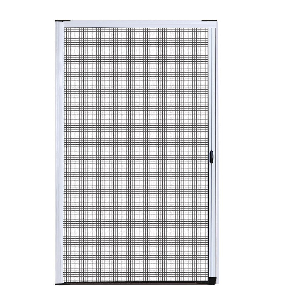 Instahut Retractable Magnetic Fly Screen Flyscreen Door Mesh Sliding 1.2m x 2.1m White