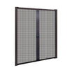 Instahut Retractable Magnetic Fly Screen Flyscreen Door Mesh Sliding 1.8m x 2.1m Brown