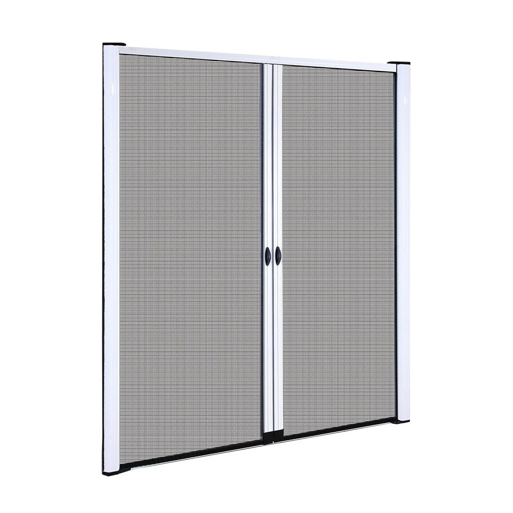 Instahut Retractable Magnetic Fly Screen Flyscreen Door Mesh Sliding 1.8m x 2.1m White