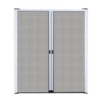 Instahut Retractable Magnetic Fly Screen Flyscreen Door Mesh Sliding 1.8m x 2.1m White