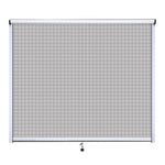 Instahut Retractable Window Fly Screen Flyscreen Mesh DIY 1.5m x 1.5m White