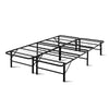 Artiss Foldable Double Metal Bed Frame - Black