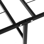 Artiss Foldable Double Metal Bed Frame - Black