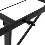 Artiss Foldable King Single Metal Bed Frame - Black