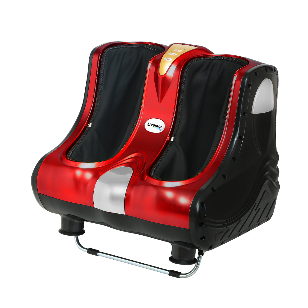 Livemor Calf & Foot Massager - Red