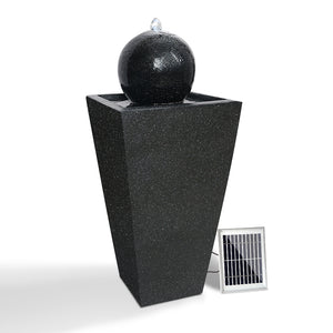 Gardeon Solar Powered Water Fountain - Black