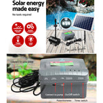 Gardeon 800L/H Submersible Fountain Pump with Solar Panel