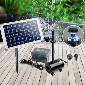 Gardeon 800L/H Submersible Fountain Pump with Solar Panel