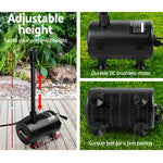 Gardeon 1400L/H Submersible Fountain Pump with Solar Panel