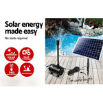 Gardeon 1400L/H Submersible Fountain Pump with Solar Panel