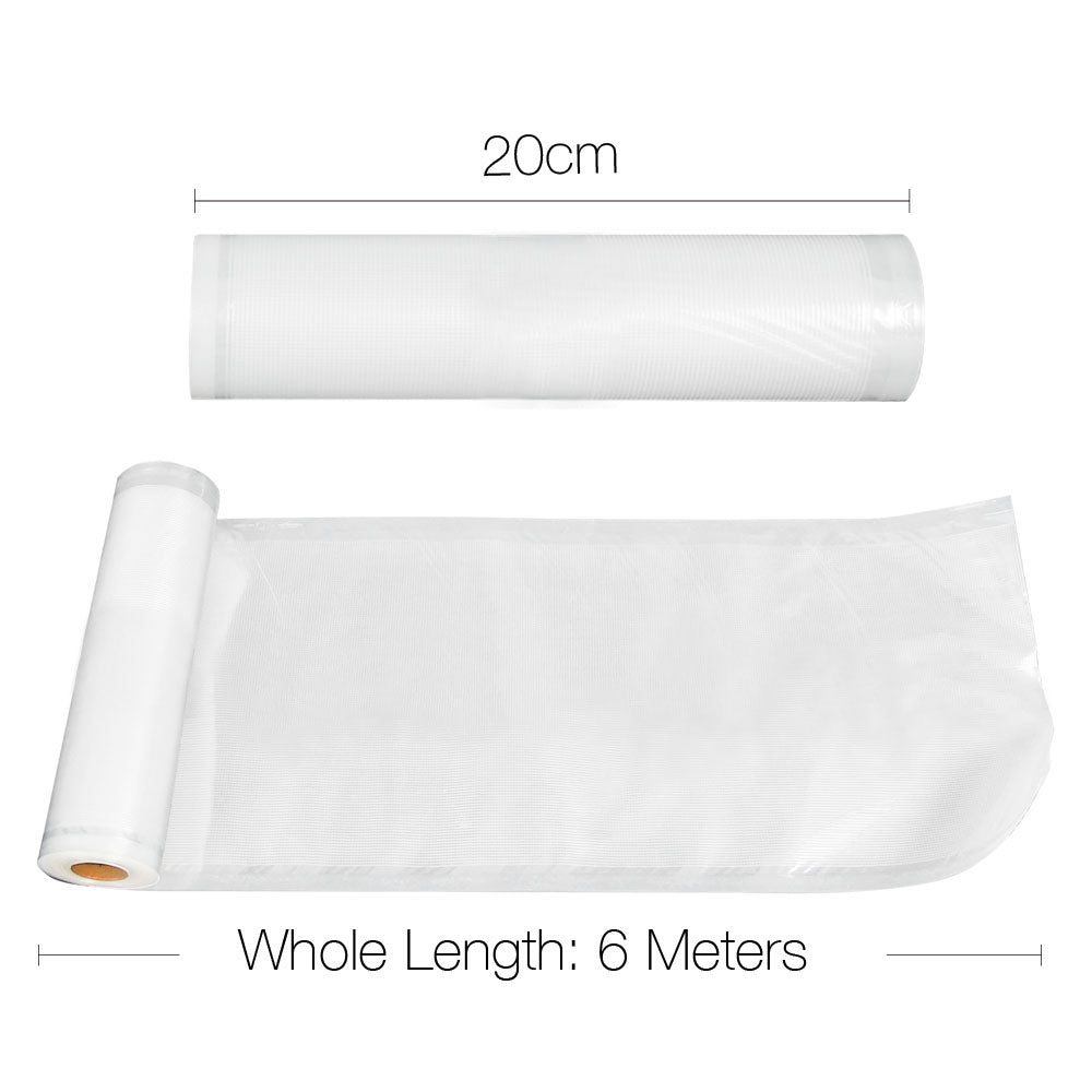 Set of 6 Food Sealer Roll 20cm