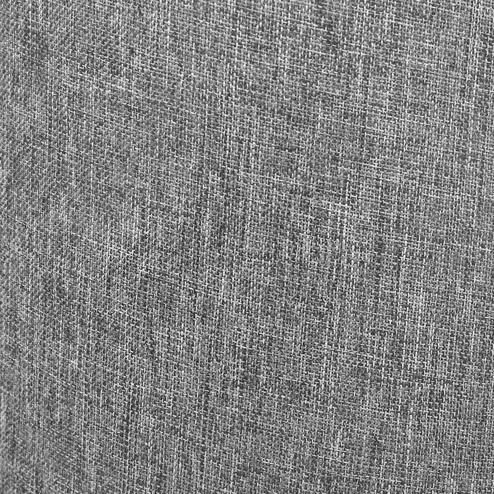 Artiss Fabric Round Ottoman - Grey