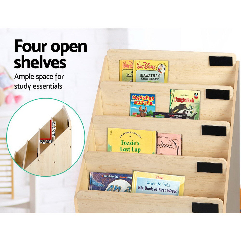 Artiss 5 Tier Kids Bookshelf - Wooden