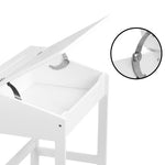 Artiss Kids Lift-Top Desk and Stool - White