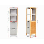 Artiss Bathroom Cabinet Tallboy Furniture Toilet Storage Laundry Cupboard 115cm