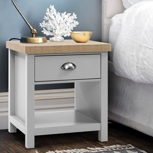 Artiss MEDI Bedside Table Cabinet Drawer Tables Nightstand Side Storage Shelf