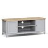 Artiss TV Cabinet Stand Entertainment Unit French Provincial Storage Shelf Grey Oak