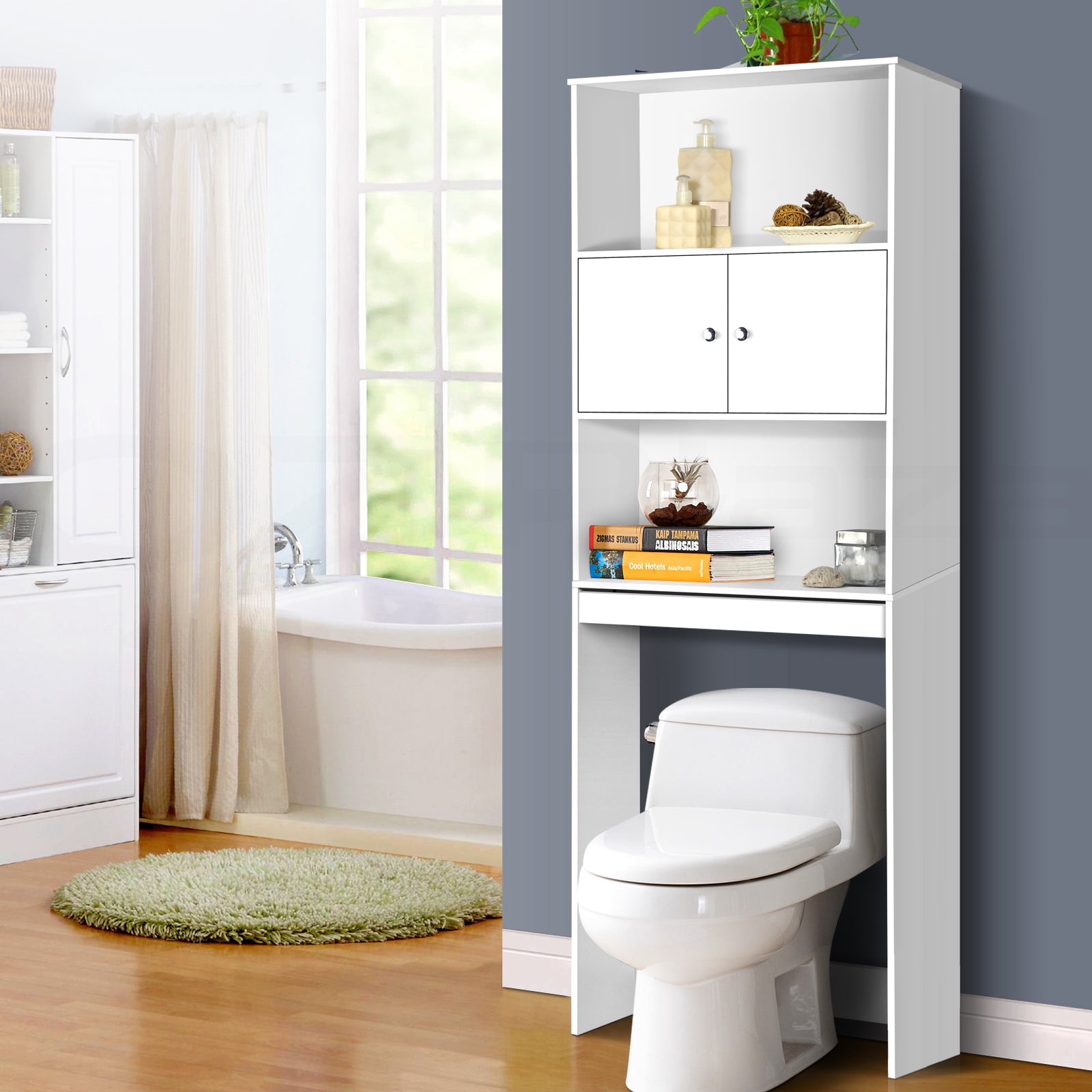 Artiss Bathroom Storage Cabinet - White