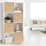 Artiss 8 Cube Display Storage Shelf - White