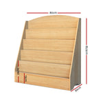 Artiss 5 Tier Kids Bookshelf - Wooden